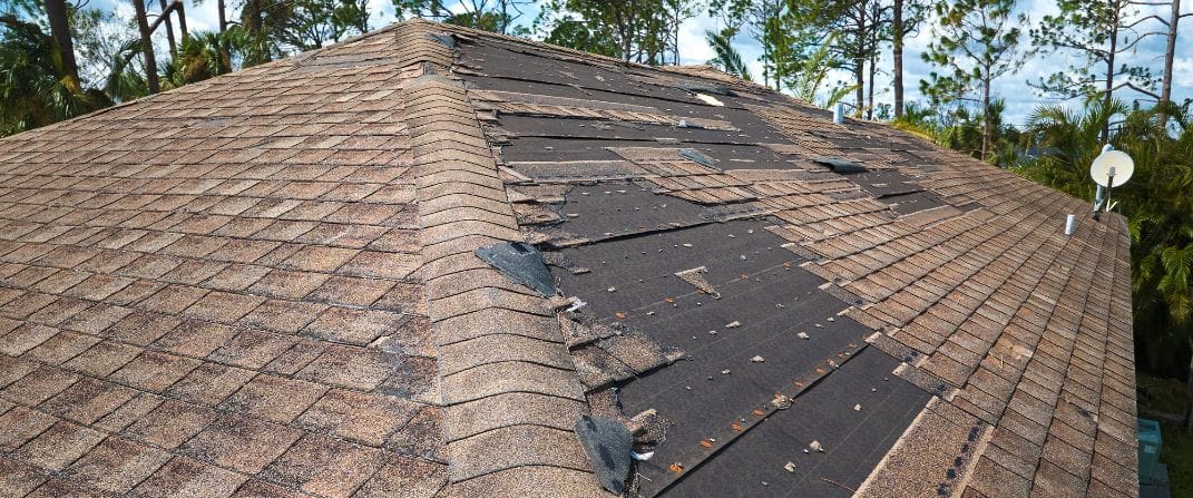 Missing or Broken Shingles