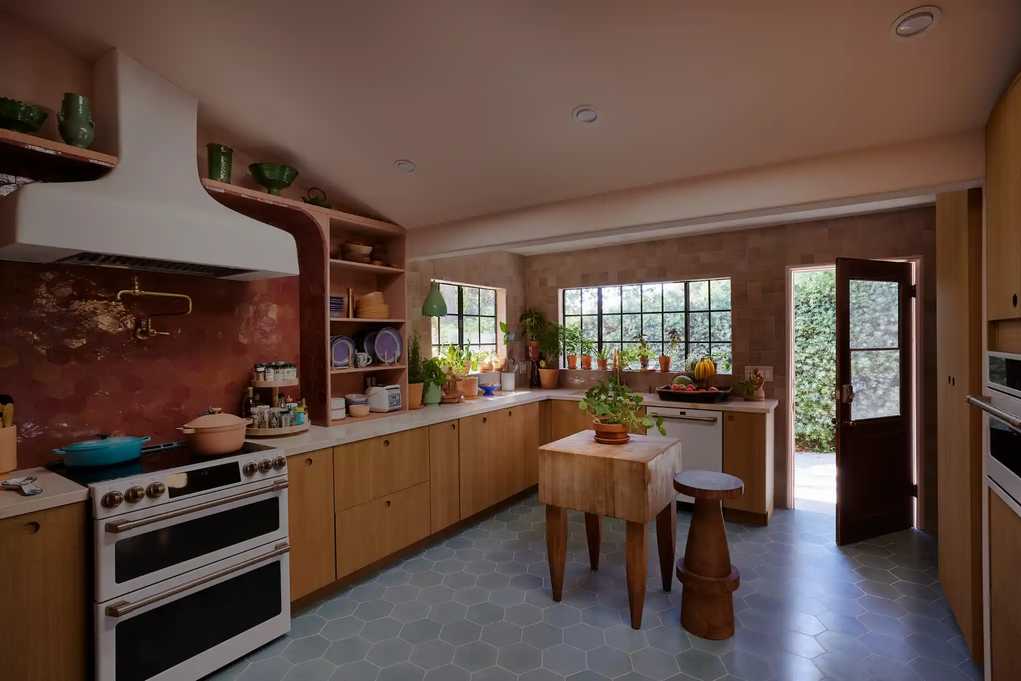 Justina Blakeney’s_ kitchen before adding skylights
