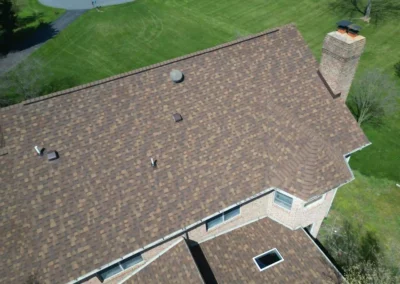 After look of project with Owens Corning Duration architectural shingles and Dura Ridge ridge vents