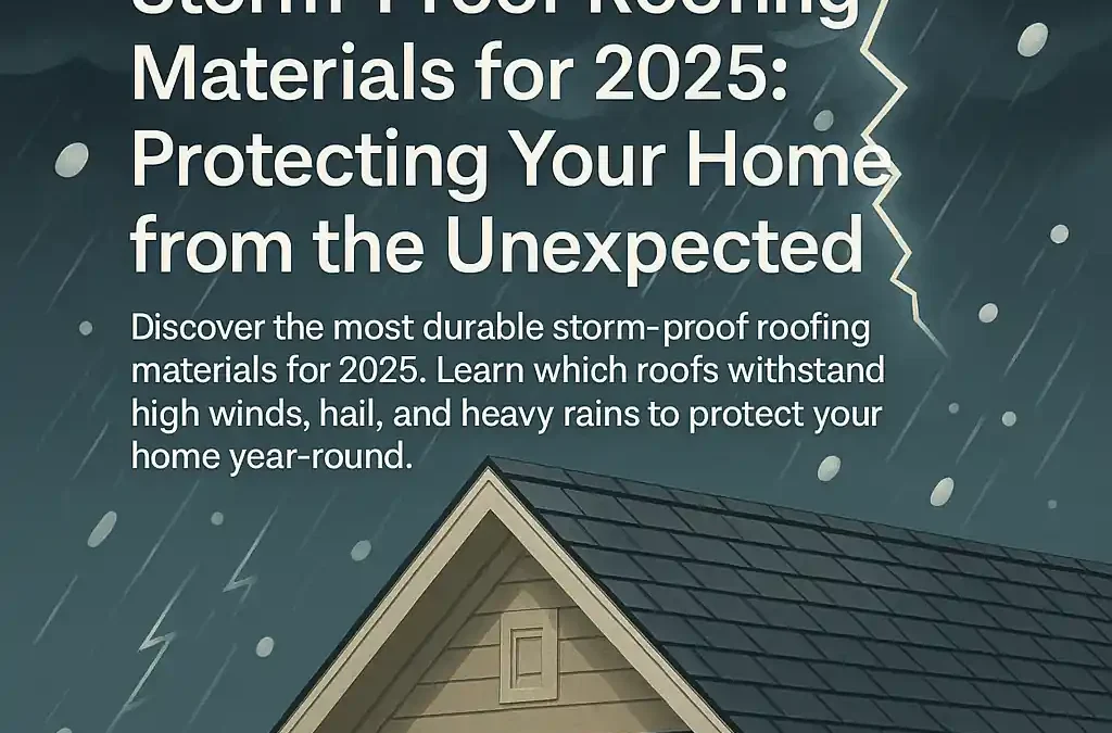 The Rising Demand for Storm-Proof Roofing in 2025
