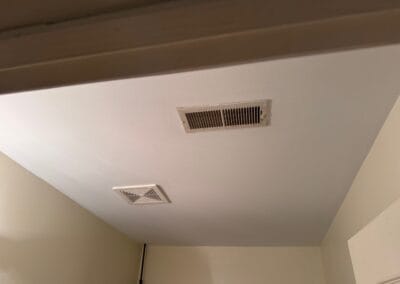 After look of house with roof ventilation