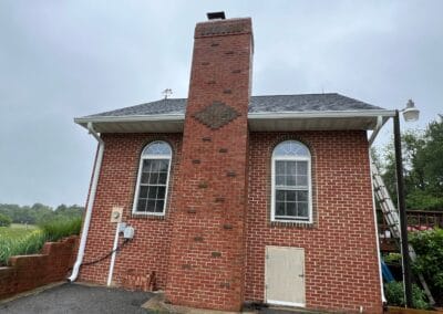 After look of proejct with new GAF Timberline HDZ shingles in Charcoal