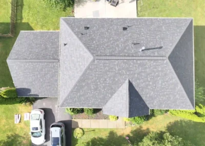 After look of roof with Owens Corning Duration shingles