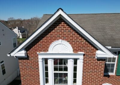 After look of roof with GAF Timberline HDZ architectural shingles in Charcoal