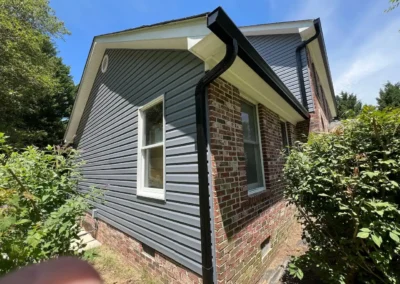 After look of project with Owens Corning Duration shingles in Colonial Slate