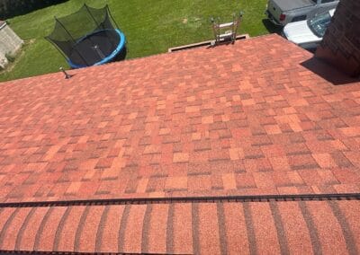 After look of roof with Owens Corning Duration shingles in Terra Cotta