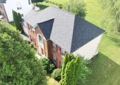 Owens Corning Williamsburg Gray shingles after look