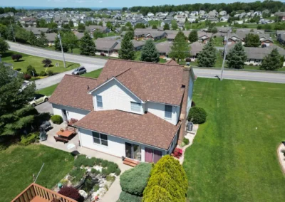 After look of roof with Owens Corning Duration shingles in Desert Rose