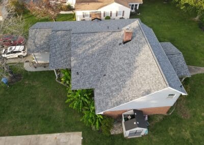 After look or roof with Owens Corning Duration shingles in Slate Stone Gray