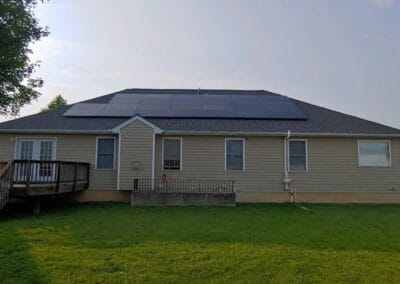 After look of roof project with GAF Timberline HDZ shingles in Cedar Falls