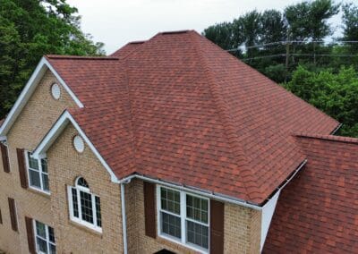 After look of roof with Owens Corning Duration shingles in Terra Cotta