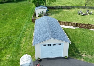 After look of roof with Owens Corning Duration shingles in Harbor Blue