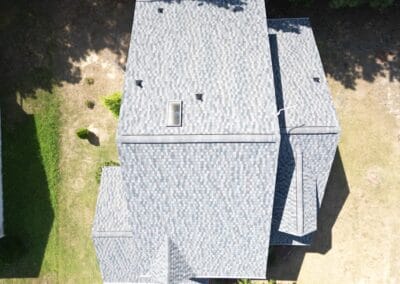 After look of roof project with GAF Timberline HDZ architectural shingles in Nantucket Morning