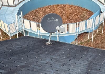 Before look of roof of the project