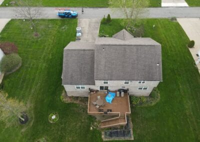 Before look of roof before roof replacement