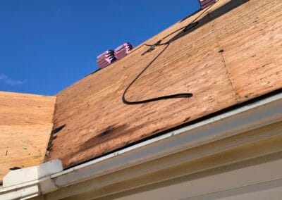 Before look of roof before installation