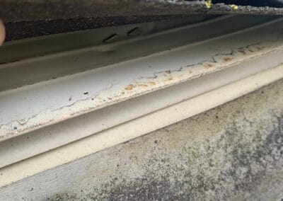 Before look of roof before roof replacement