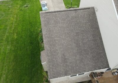 Before look of roof before roof replacement