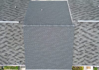 Before look of roof with shingle damage