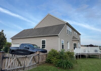 Before look of roof replacement project