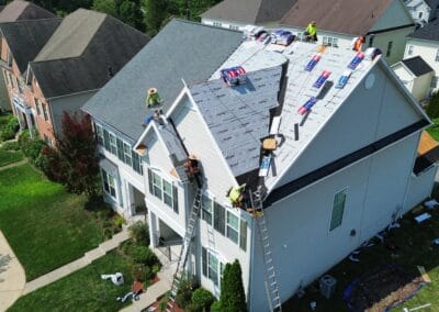 Before look of roof for years of weather exposure