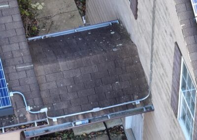 Before look of roof before the project