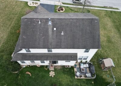 Before look of roof before roof replacement