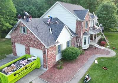 Before look of roof before the project