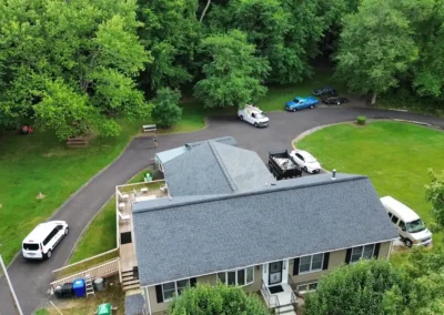 After look of project with CertainTeed Main Street D5DL siding in Natural Clay