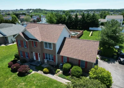 After look of roof with Owens Corning Duration shingles in Desert Rose