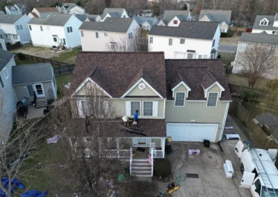 After look of roof with Owens Corning Duration shingles in Brownwood