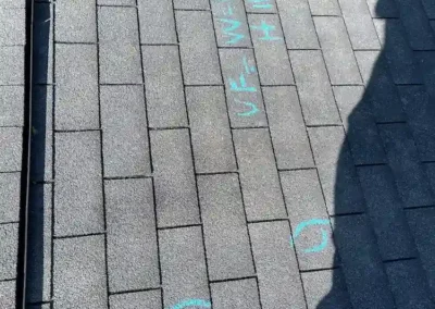 Before look of roof before the project