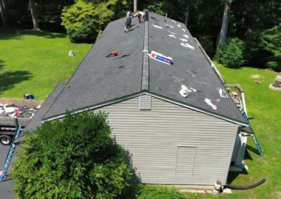 Before look of roof before the replacement