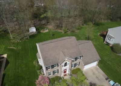 Before look of roof before roof replacement