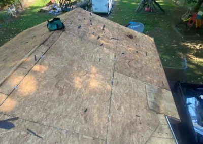 Before look of the house before the roof replacement