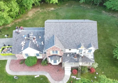 Before look of roof before the project