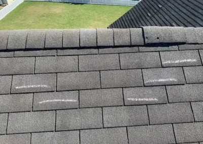 Before look of roof before the project