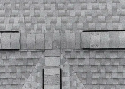 Finished look of roof with GAF Timberline HDZ shingles in Birchwood