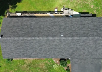 After look of roof with GAF Timberline HDZ architectural shingles in Appalachian Sky