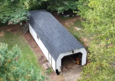 After look roof with GAF shingles on charcoal