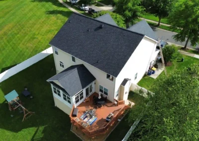 After roof look with Owens Corning Duration shingles in Onyx Black