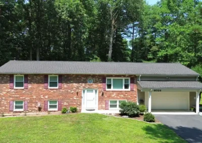 After look of roof with GAF Timberline HDZ architectural shingles in Appalachian Sky