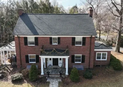 Look of roof with the new GAF Charcoal shingle