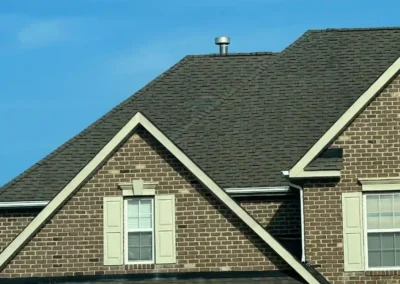 After look of the roof with the GAF Timberline HDZ® shingles in Charcoal.