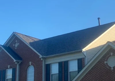 After look of roof with Owens Corning Duration shingles in Midnight Plum