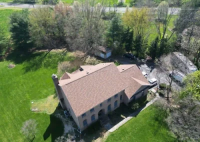 After look of project with Owens Corning Duration architectural shingles and Dura Ridge ridge vents