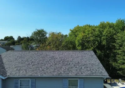 After look of roof with Owens Corning Duration shingles in Midnight Plum