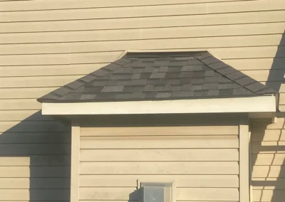 After look of roof with Owens Corning Duration shingles in Midnight Plum