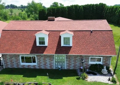 After look of the roof with Owens Corning Duration shingle on Terra Cotta