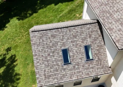 After look of project with roof having Owens Corning Duration shingles in Driftwood